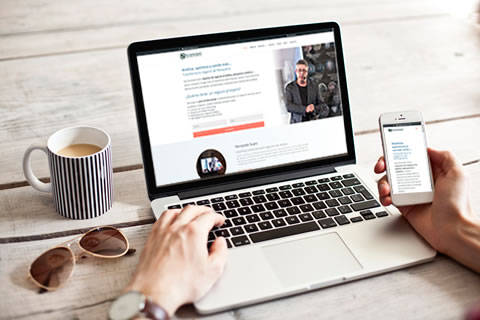 Diseño y desarrollo en wordpress del sitio web Fernando Suarz