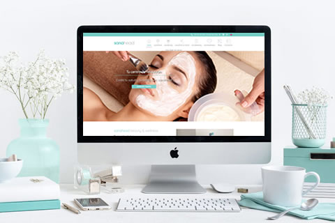 Diseño y desarrollo de la página web Sanahead